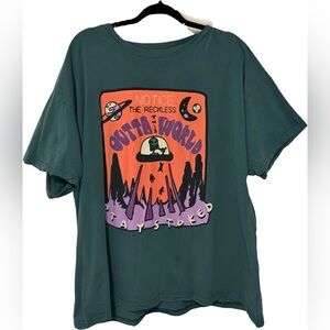 🌌 Oversized “Outta This World” Graphic Tee – Size OS| Notice The Reckless